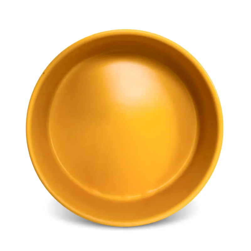 Миска керамическая на подставке ЗЕЛЁНАЯ/ЖЁЛТАЯ(0.4л)