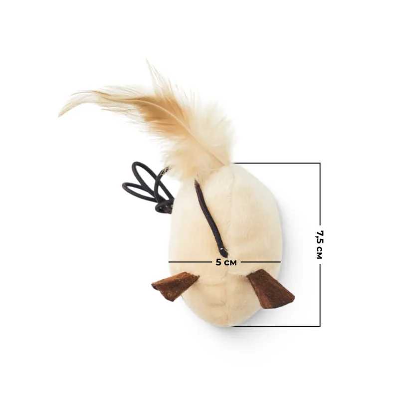 Игрушка Мышка на резинке