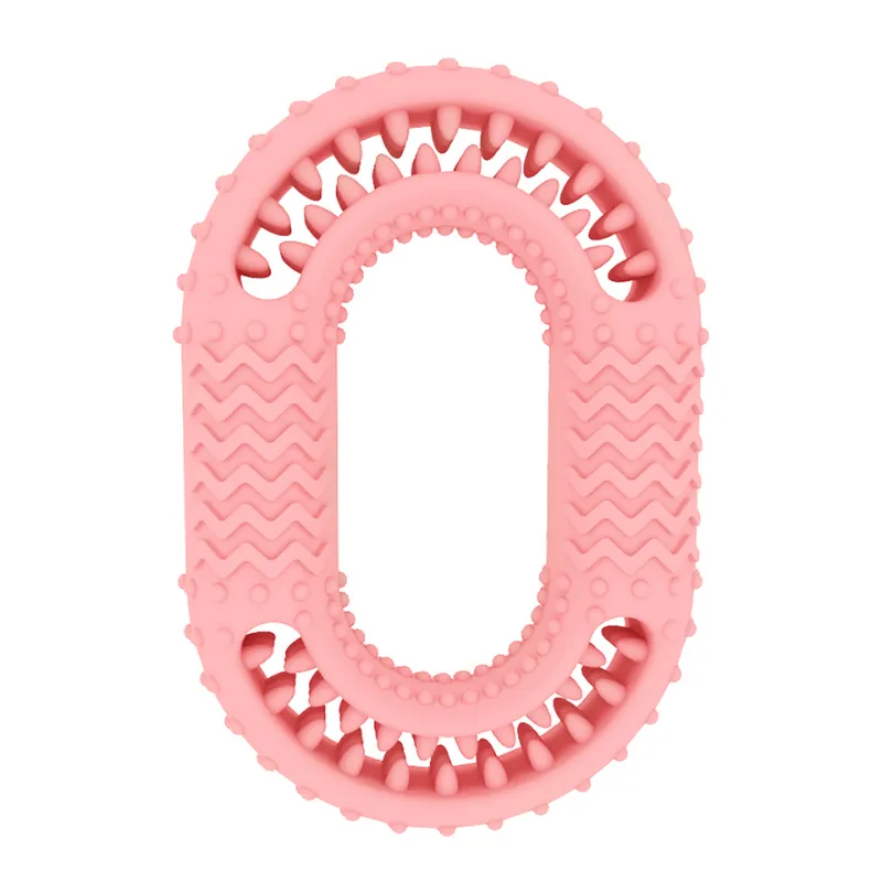 Игрушка резиновая для собак Кольцо жевательное для чистки зубов