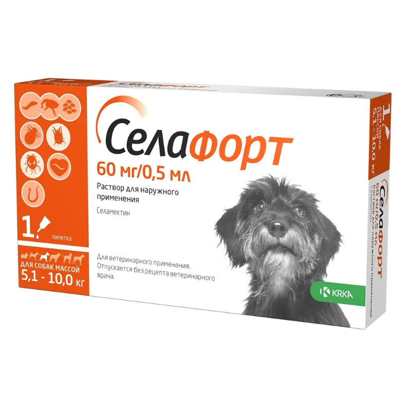 Селафорт 12% для собак 5,1-10 кг