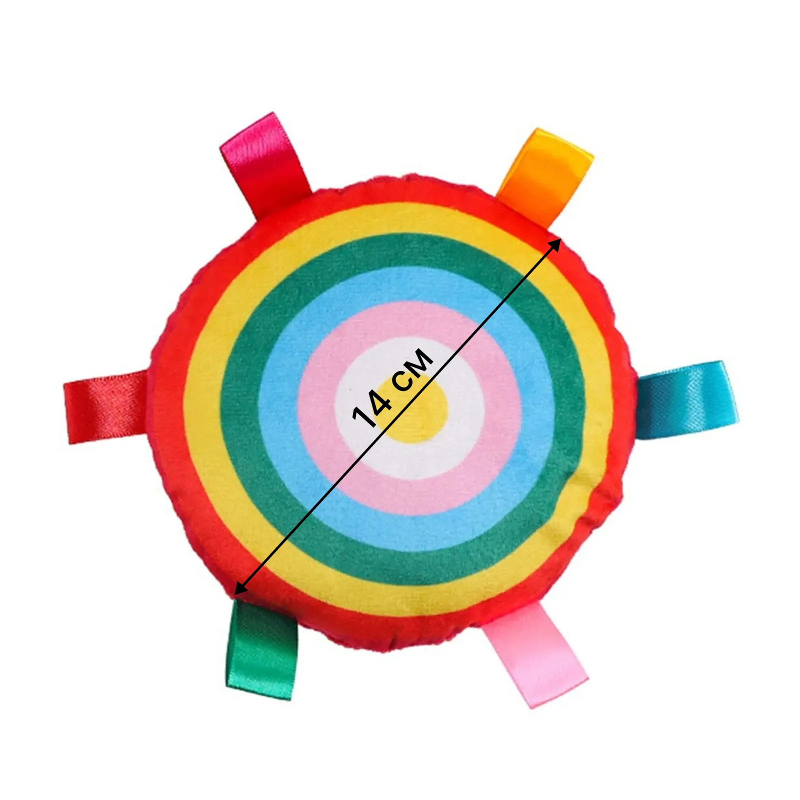 Игрушка для собак "Радужная мишень" шуршащая