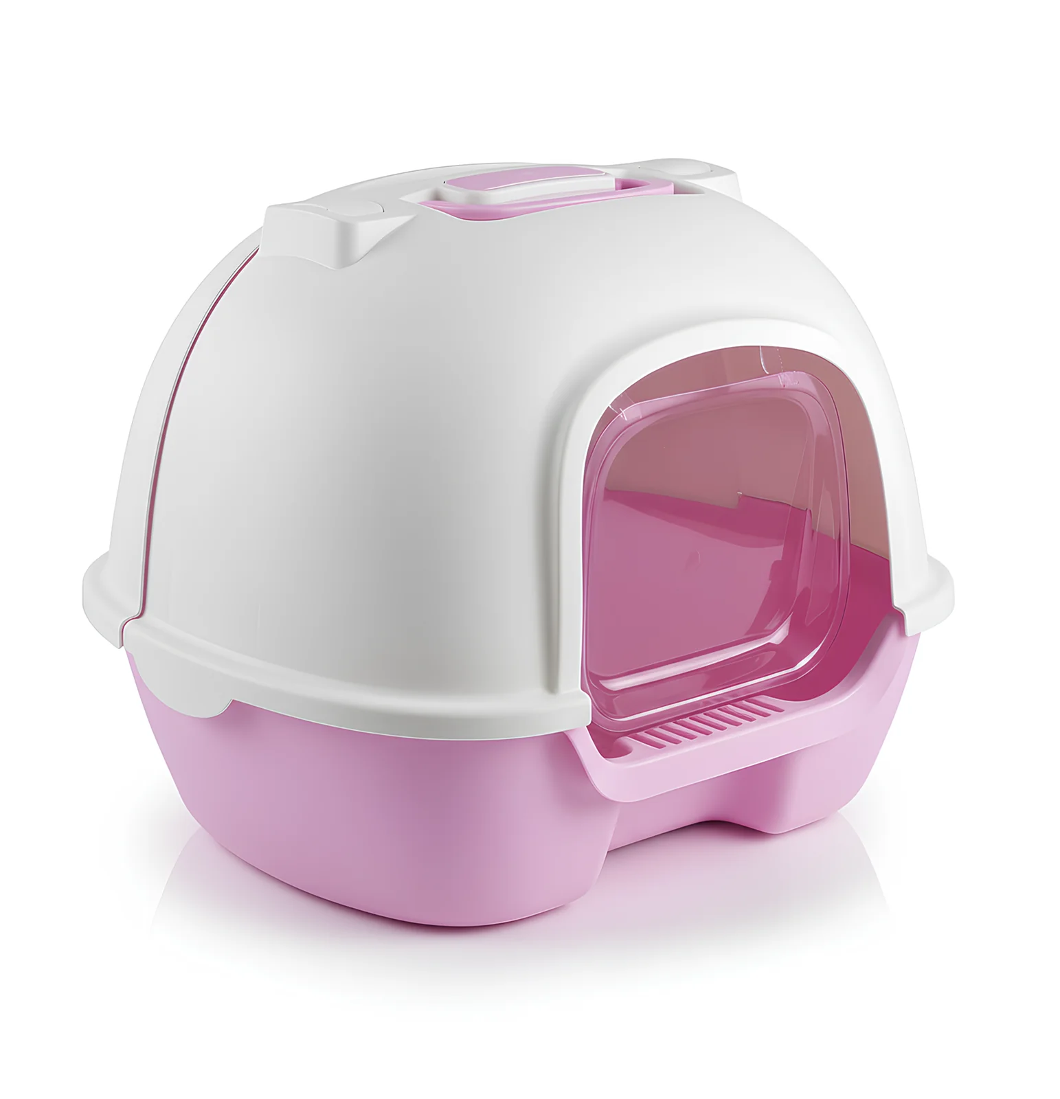Лоток для кошек ДОМИК  (ДВЕРЦЫ + СОВОК)