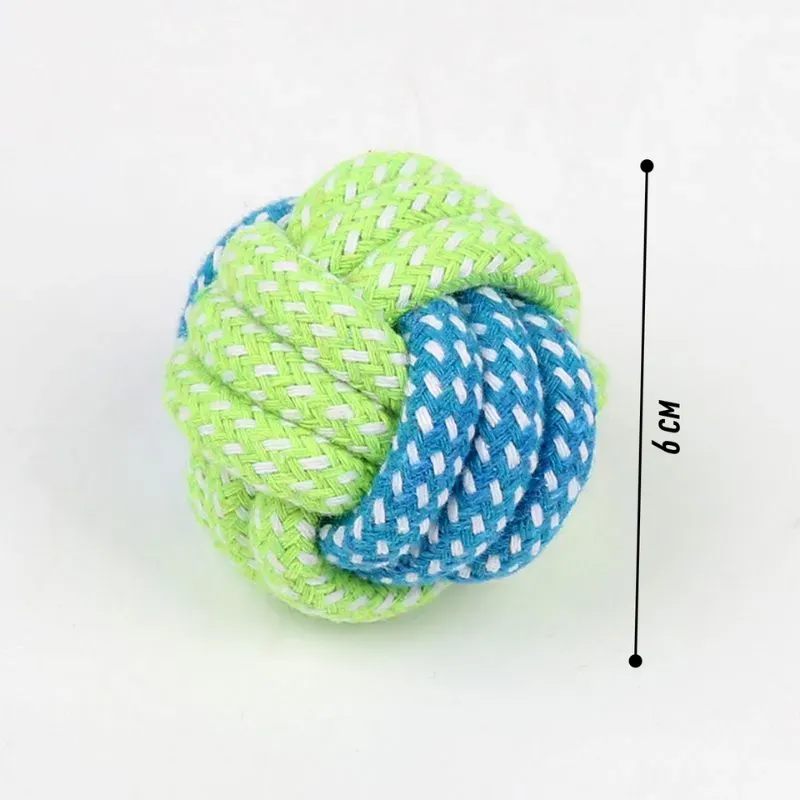 Игрушка для собак "Мяч плетеный из верёвки"